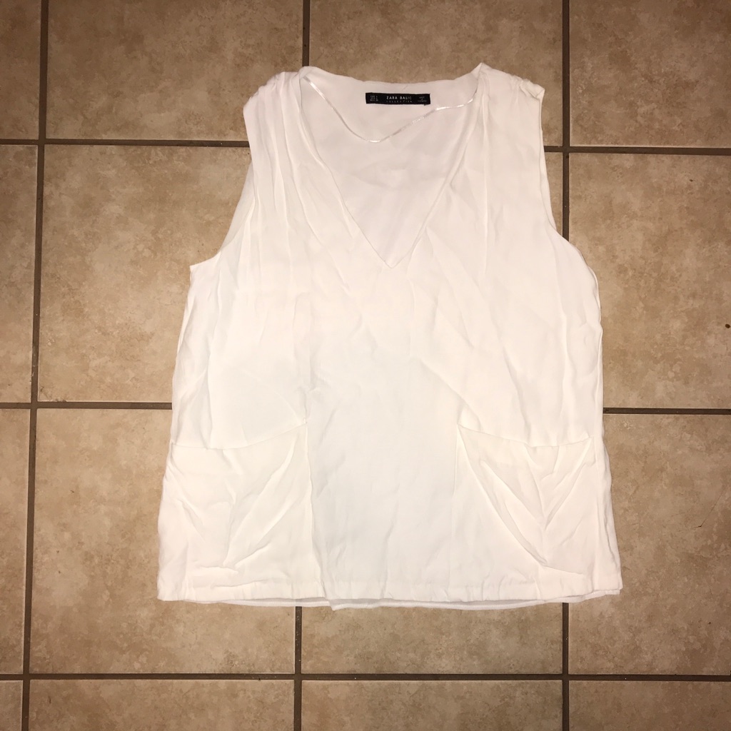 Zara Basic White Top